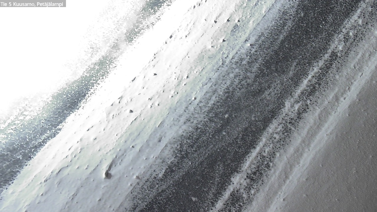 Weather Camera Image Väg 5 Kuusamo, Petäjälampi, Kuusamo, Pohjois-Pohjanmaa