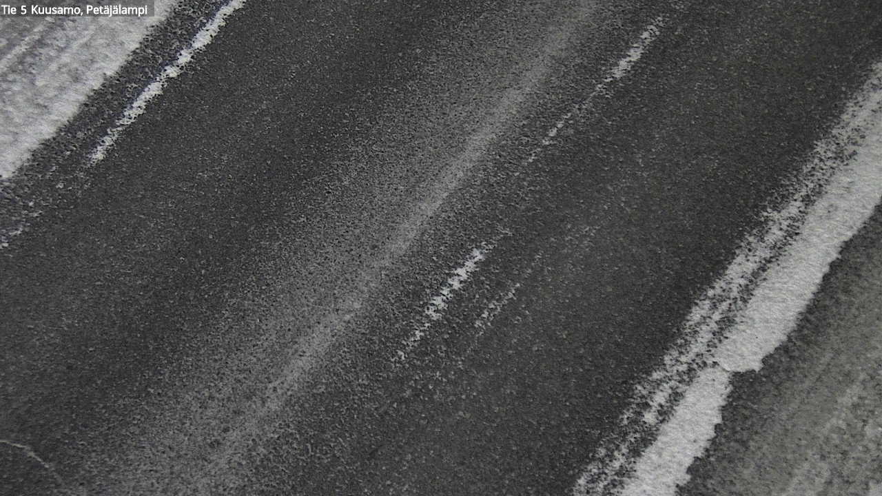 Weather Camera Image Väg 5 Kuusamo, Petäjälampi, Kuusamo, Pohjois-Pohjanmaa