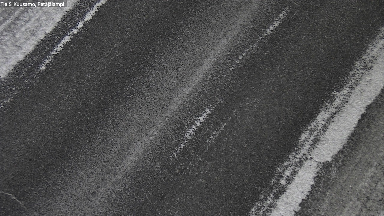 Weather Camera Image Väg 5 Kuusamo, Petäjälampi, Kuusamo, Pohjois-Pohjanmaa