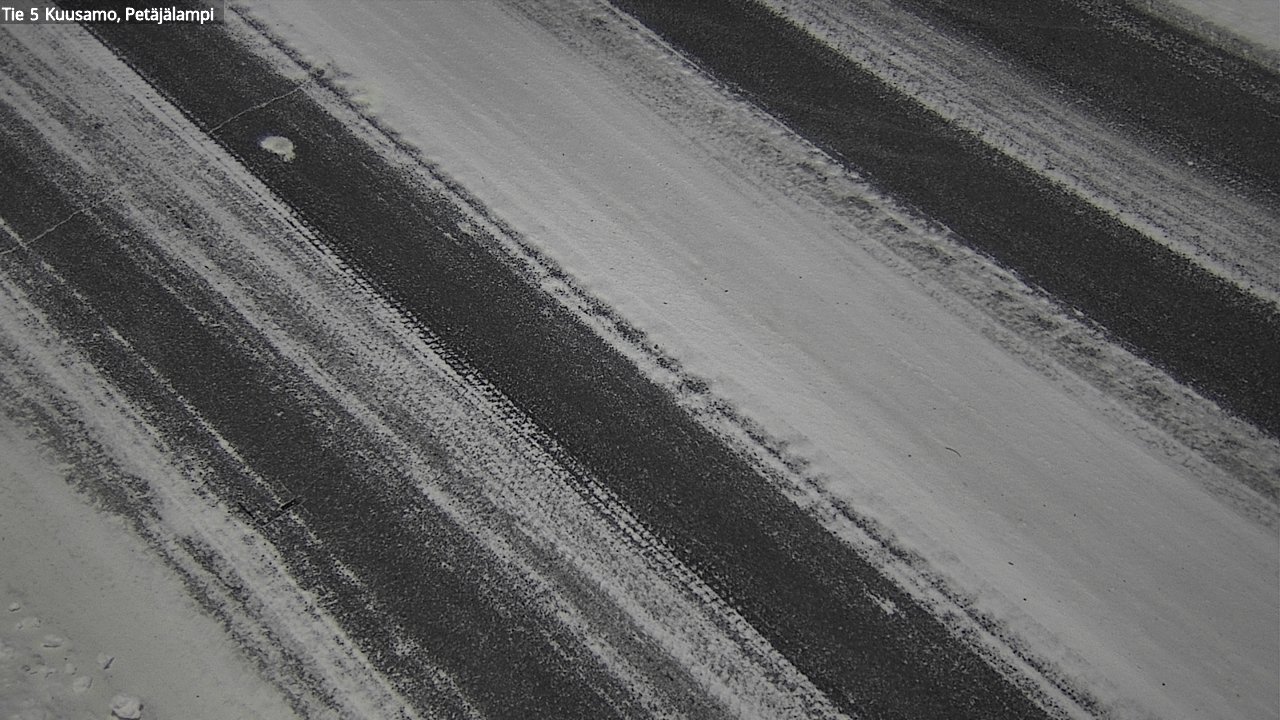 Weather Camera Image Road 5 Kuusamo, Petäjälampi, Kuusamo, Pohjois-Pohjanmaa