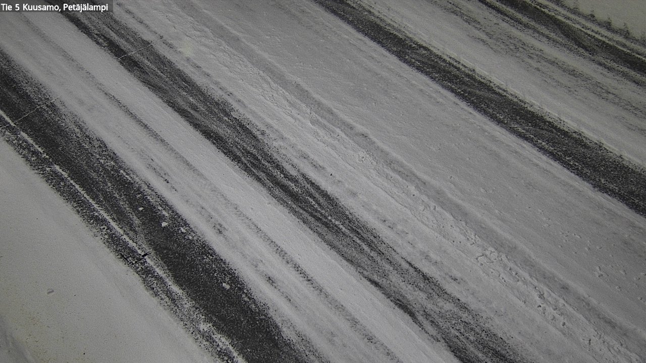 Weather Camera Image Road 5 Kuusamo, Petäjälampi, Kuusamo, Pohjois-Pohjanmaa