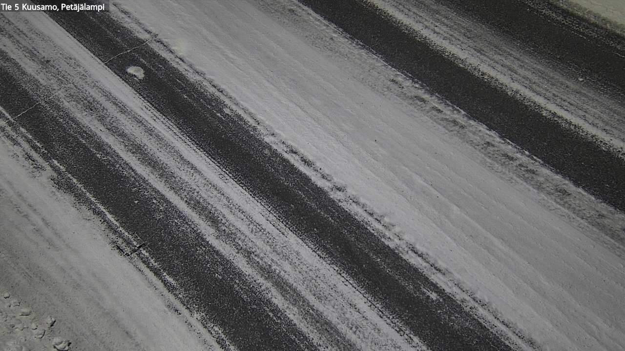 Weather Camera Image Road 5 Kuusamo, Petäjälampi, Kuusamo, Pohjois-Pohjanmaa