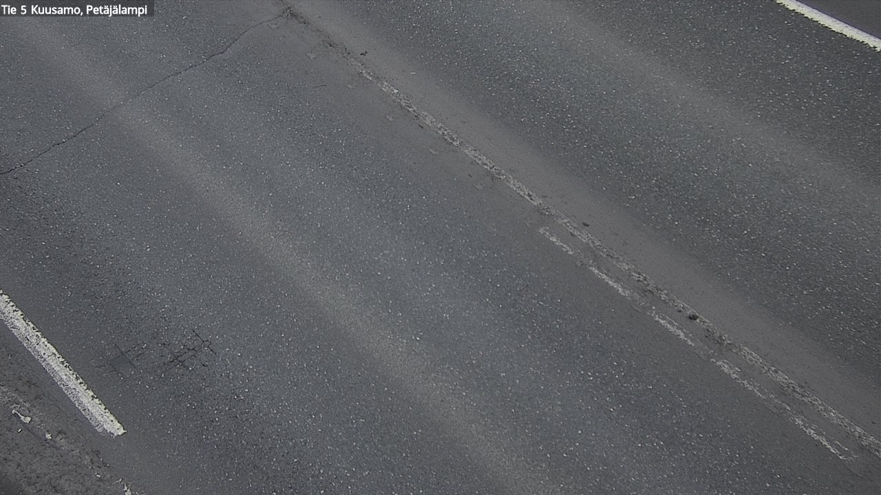 Weather Camera Image Road 5 Kuusamo, Petäjälampi, Kuusamo, Pohjois-Pohjanmaa
