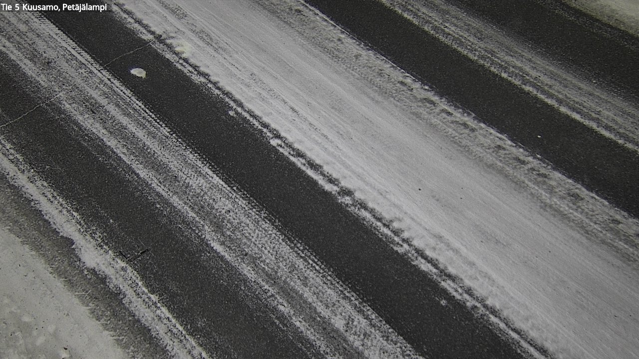 Weather Camera Image Väg 5 Kuusamo, Petäjälampi, Kuusamo, Pohjois-Pohjanmaa