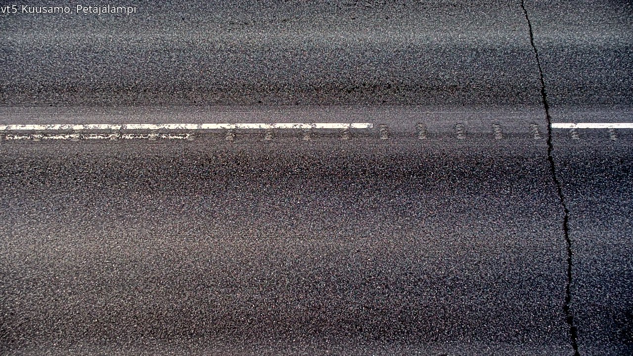 Weather Camera Image Väg 5 Kuusamo, Petäjälampi, Kuusamo, Pohjois-Pohjanmaa