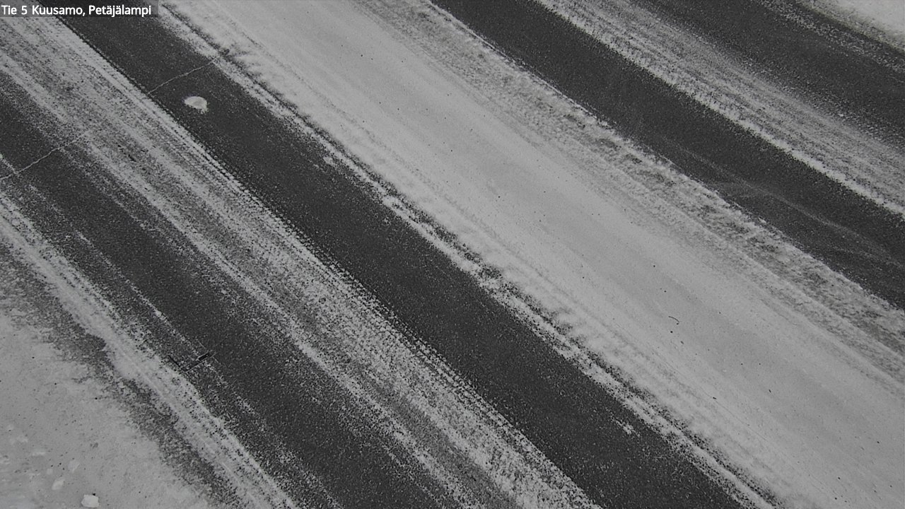 Weather Camera Image Road 5 Kuusamo, Petäjälampi, Kuusamo, Pohjois-Pohjanmaa