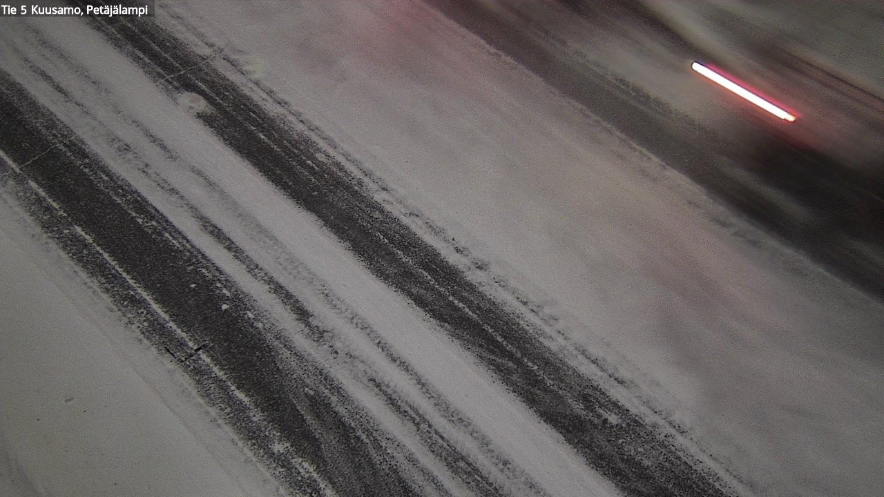 Weather Camera Image Road 5 Kuusamo, Petäjälampi, Kuusamo, Pohjois-Pohjanmaa