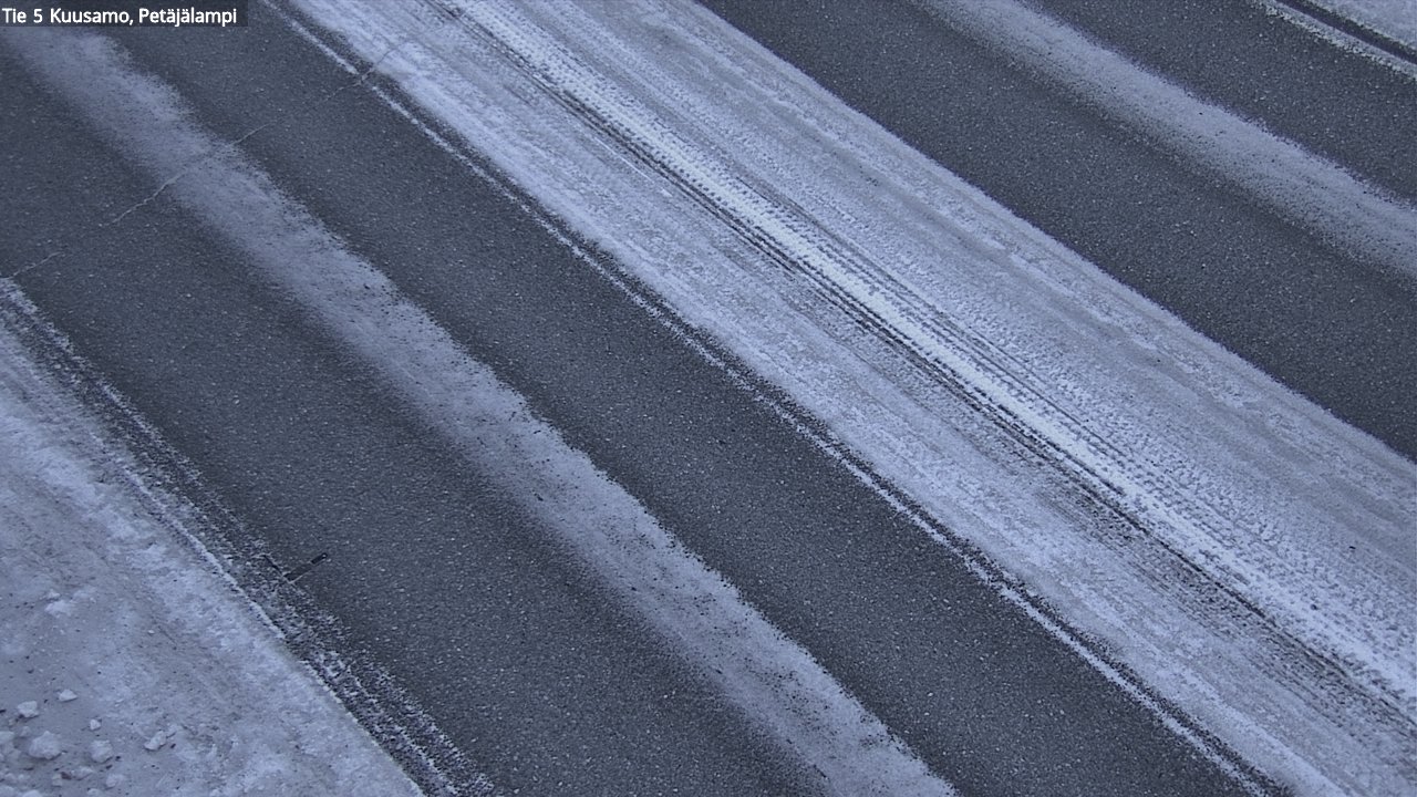 Weather Camera Image Road 5 Kuusamo, Petäjälampi, Kuusamo, Pohjois-Pohjanmaa