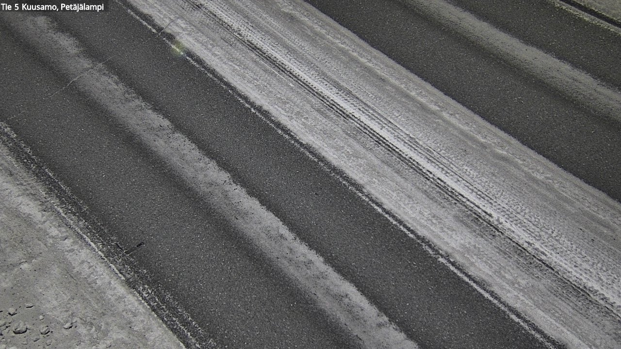 Weather Camera Image Väg 5 Kuusamo, Petäjälampi, Kuusamo, Pohjois-Pohjanmaa