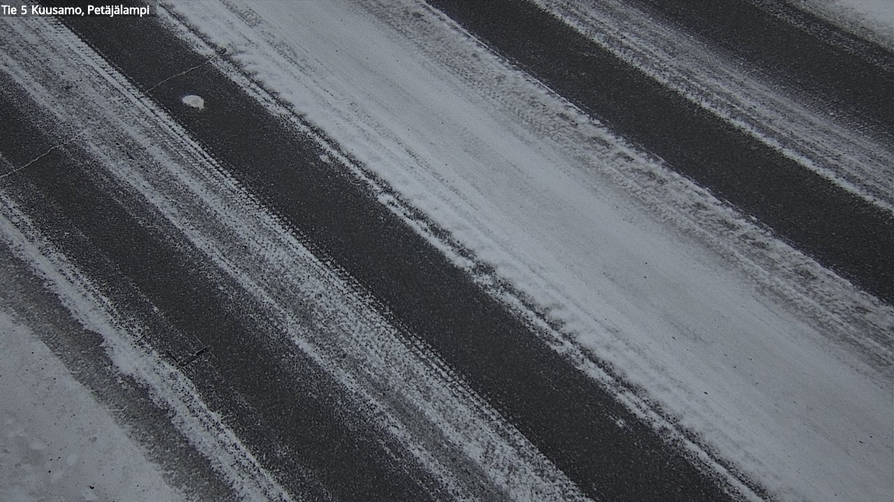 Weather Camera Image Road 5 Kuusamo, Petäjälampi, Kuusamo, Pohjois-Pohjanmaa