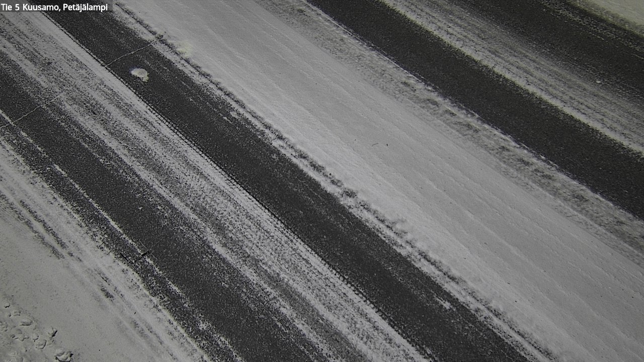 Weather Camera Image Road 5 Kuusamo, Petäjälampi, Kuusamo, Pohjois-Pohjanmaa