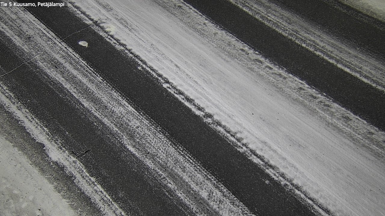 Weather Camera Image Väg 5 Kuusamo, Petäjälampi, Kuusamo, Pohjois-Pohjanmaa