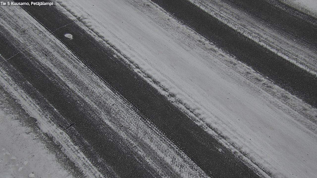 Weather Camera Image Road 5 Kuusamo, Petäjälampi, Kuusamo, Pohjois-Pohjanmaa