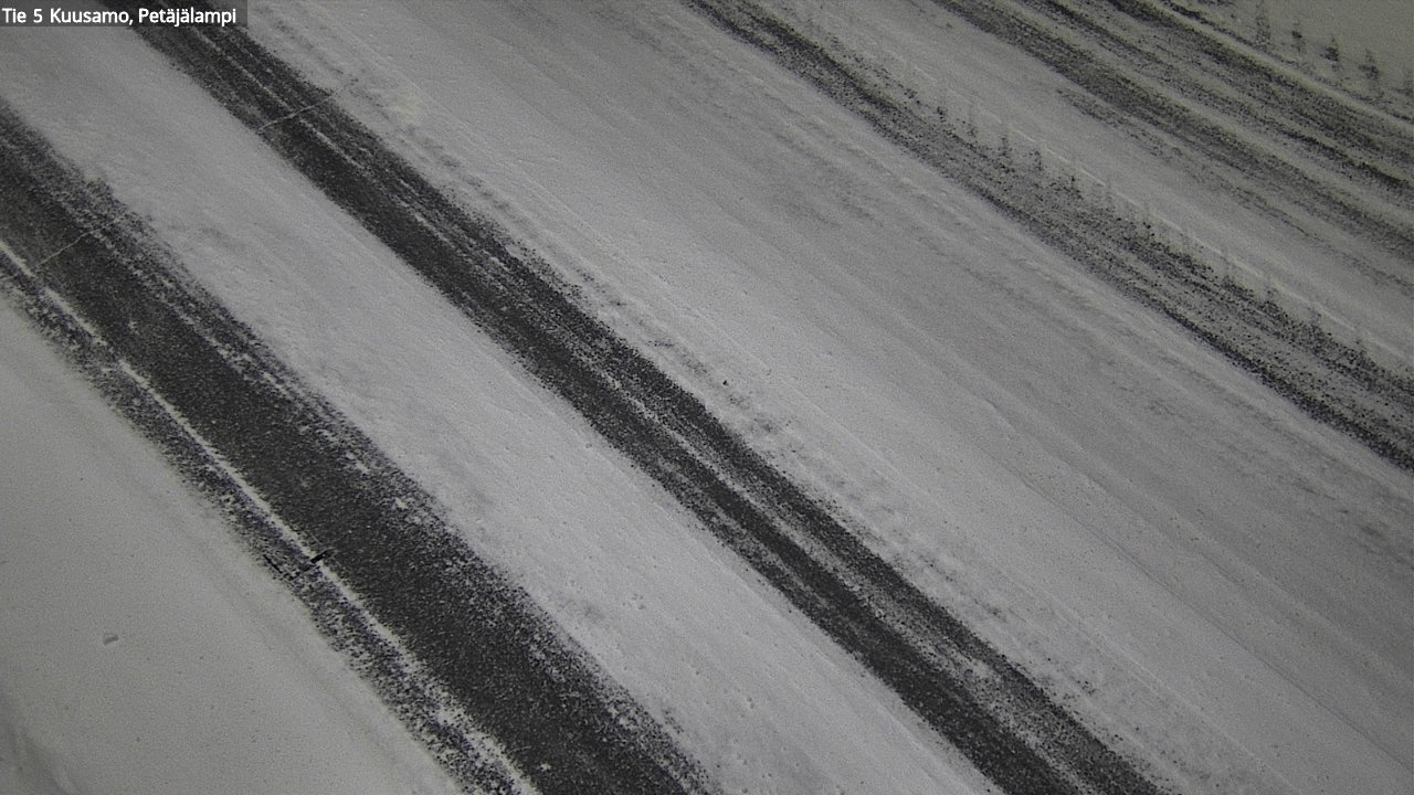 Weather Camera Image Road 5 Kuusamo, Petäjälampi, Kuusamo, Pohjois-Pohjanmaa