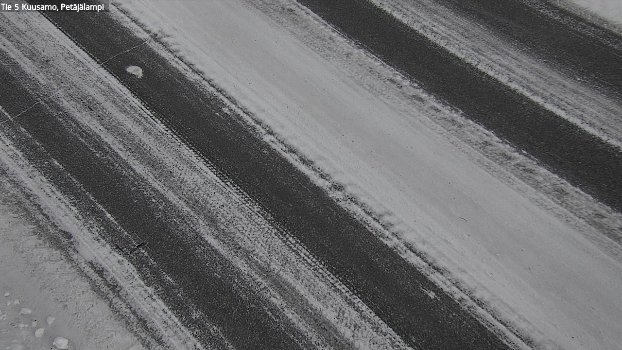 Weather Camera Image Road 5 Kuusamo, Petäjälampi, Kuusamo, Pohjois-Pohjanmaa