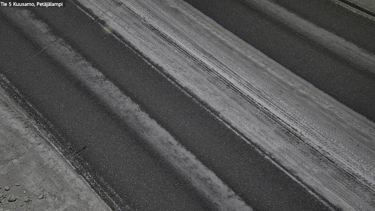 Weather Camera Image Road 5 Kuusamo, Petäjälampi, Kuusamo, Pohjois-Pohjanmaa