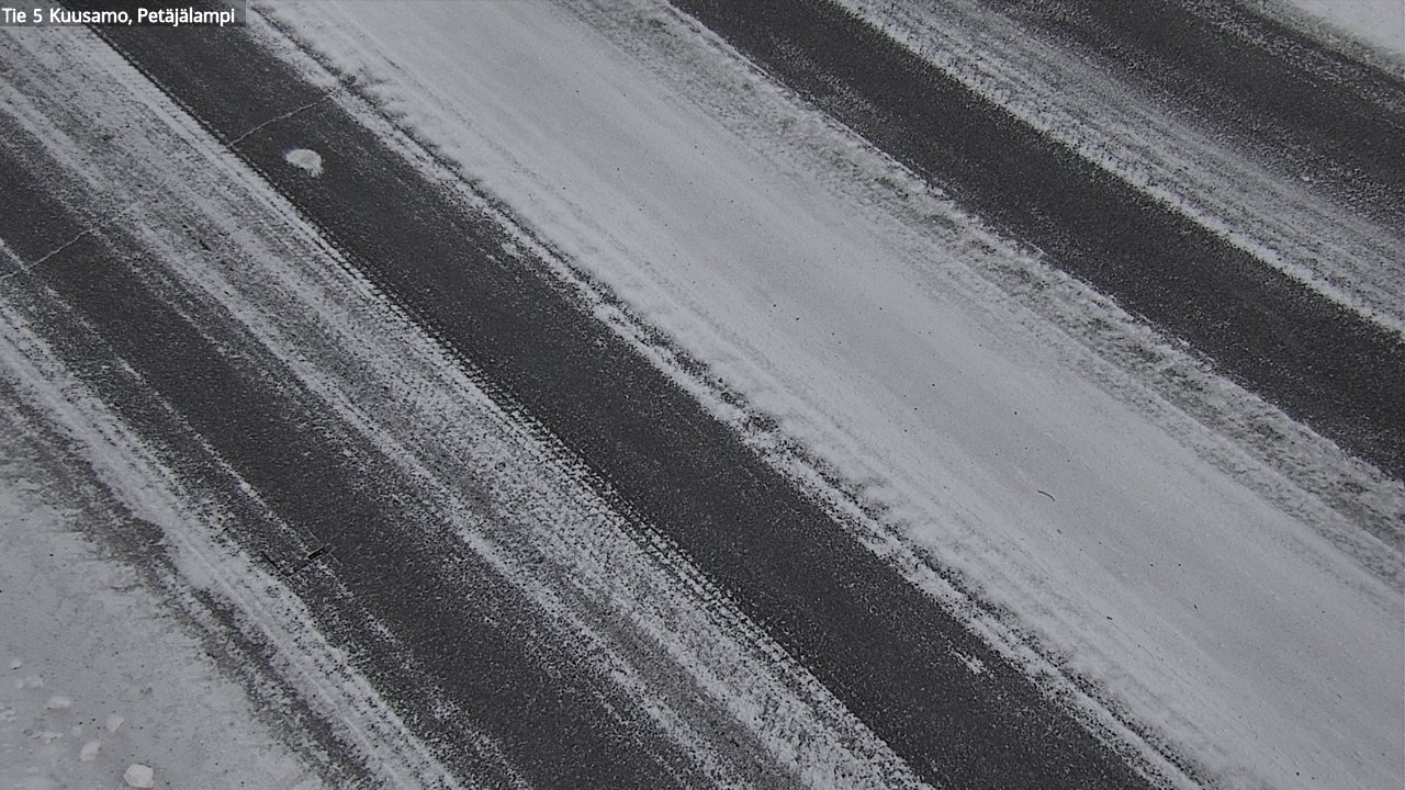 Weather Camera Image Road 5 Kuusamo, Petäjälampi, Kuusamo, Pohjois-Pohjanmaa