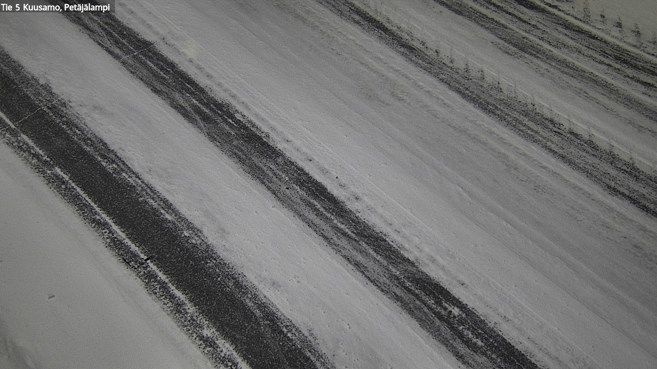 Weather Camera Image Road 5 Kuusamo, Petäjälampi, Kuusamo, Pohjois-Pohjanmaa