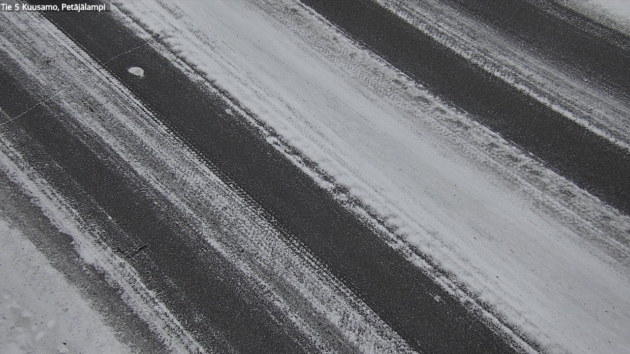Weather Camera Image Road 5 Kuusamo, Petäjälampi, Kuusamo, Pohjois-Pohjanmaa