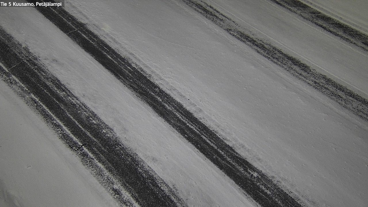 Weather Camera Image Väg 5 Kuusamo, Petäjälampi, Kuusamo, Pohjois-Pohjanmaa