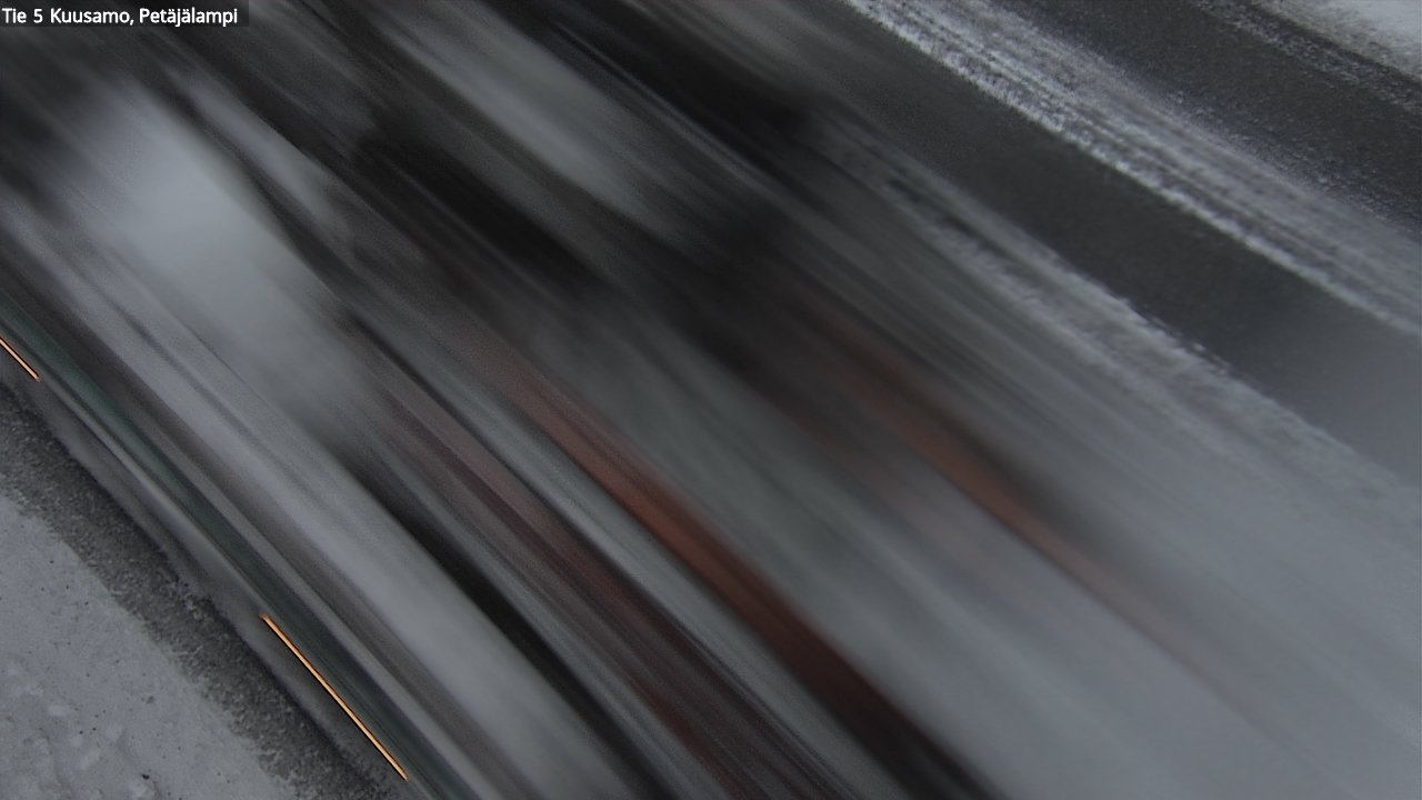 Weather Camera Image Road 5 Kuusamo, Petäjälampi, Kuusamo, Pohjois-Pohjanmaa