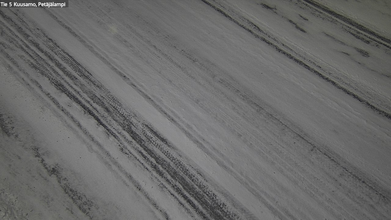 Weather Camera Image Road 5 Kuusamo, Petäjälampi, Kuusamo, Pohjois-Pohjanmaa