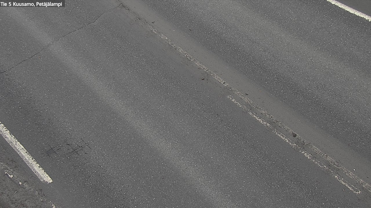 Weather Camera Image Väg 5 Kuusamo, Petäjälampi, Kuusamo, Pohjois-Pohjanmaa