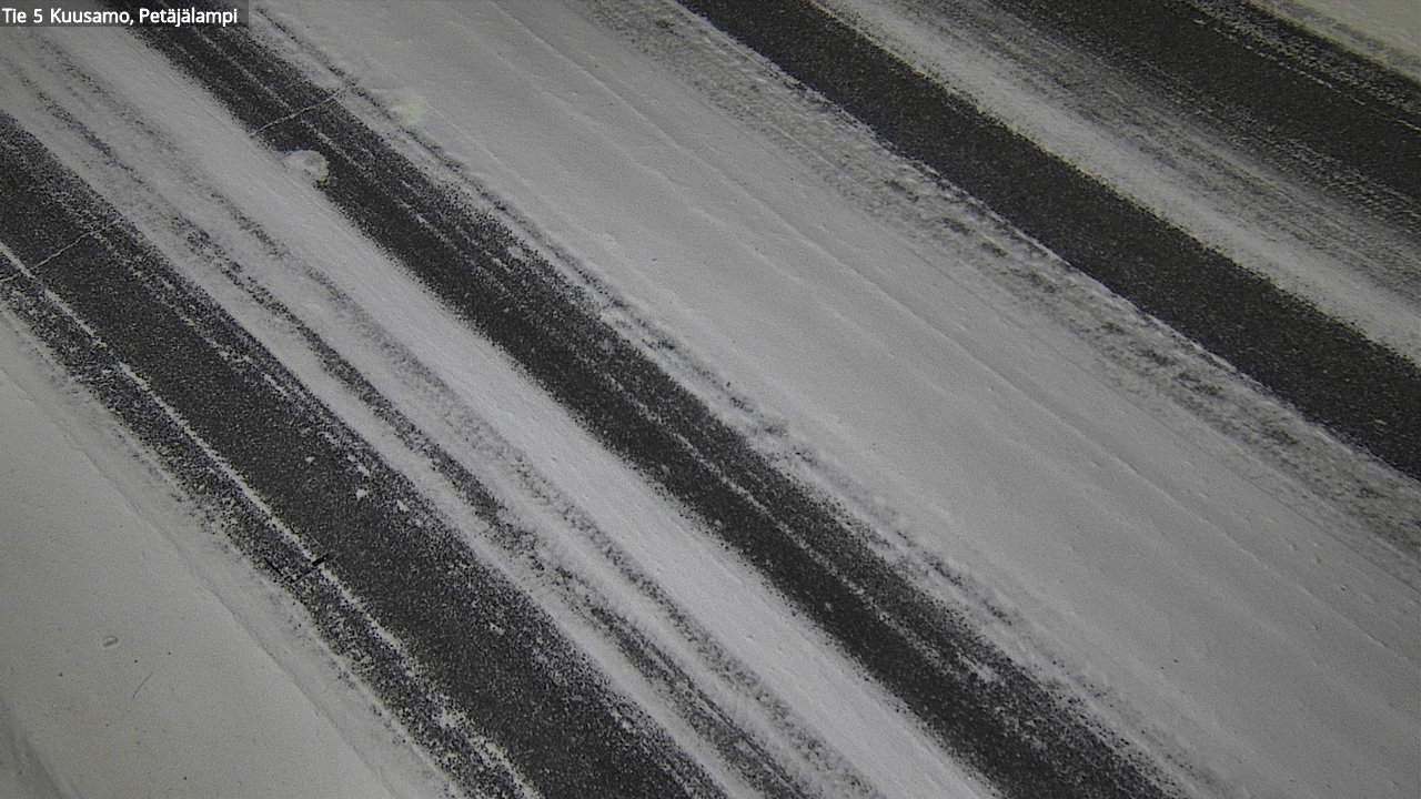 Weather Camera Image Road 5 Kuusamo, Petäjälampi, Kuusamo, Pohjois-Pohjanmaa