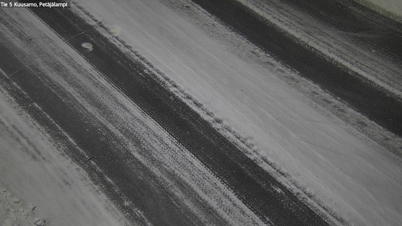 Weather Camera Image Road 5 Kuusamo, Petäjälampi, Kuusamo, Pohjois-Pohjanmaa