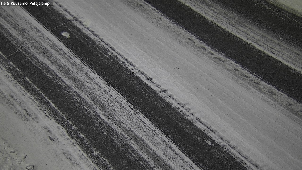 Weather Camera Image Road 5 Kuusamo, Petäjälampi, Kuusamo, Pohjois-Pohjanmaa