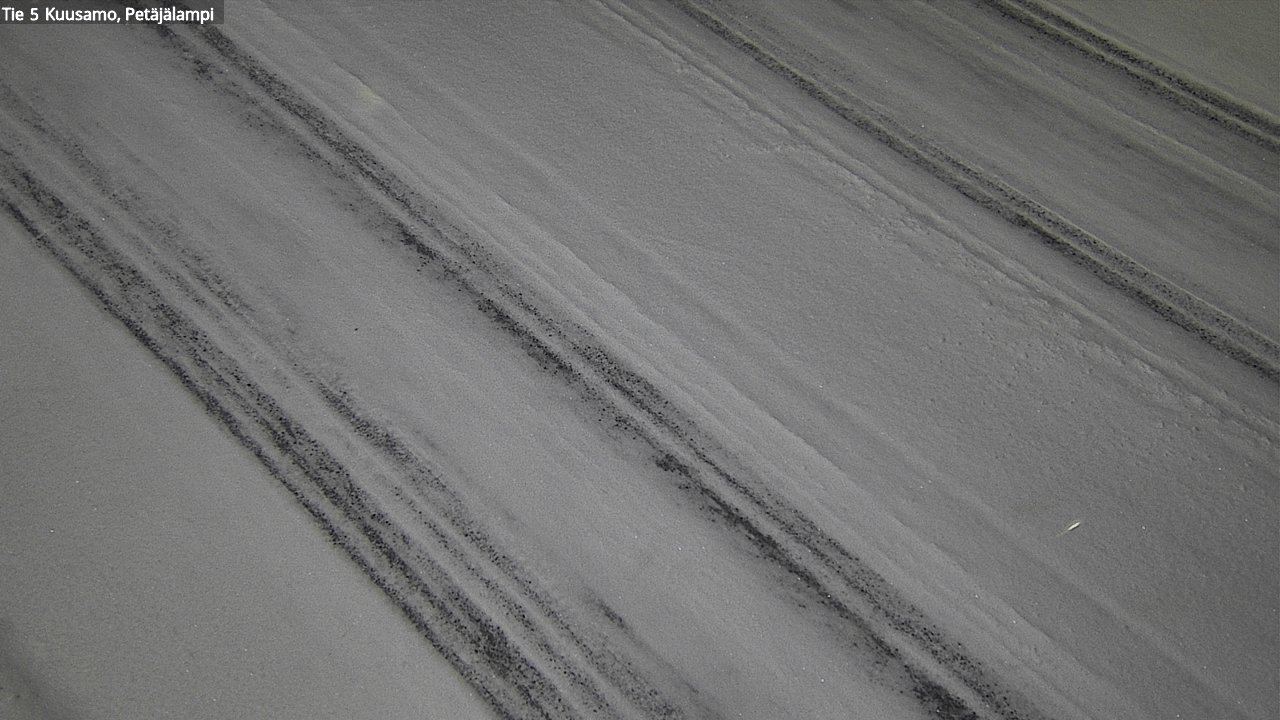Weather Camera Image Road 5 Kuusamo, Petäjälampi, Kuusamo, Pohjois-Pohjanmaa