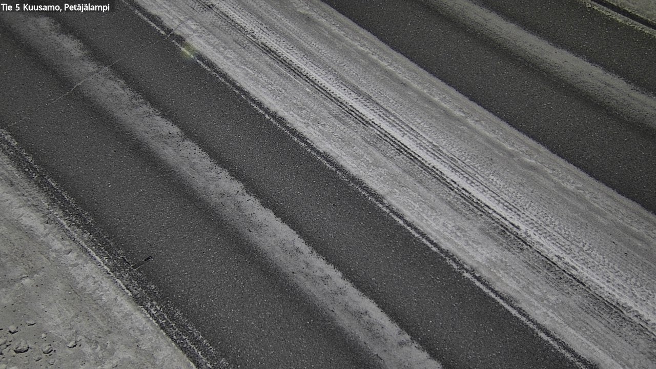 Weather Camera Image Road 5 Kuusamo, Petäjälampi, Kuusamo, Pohjois-Pohjanmaa