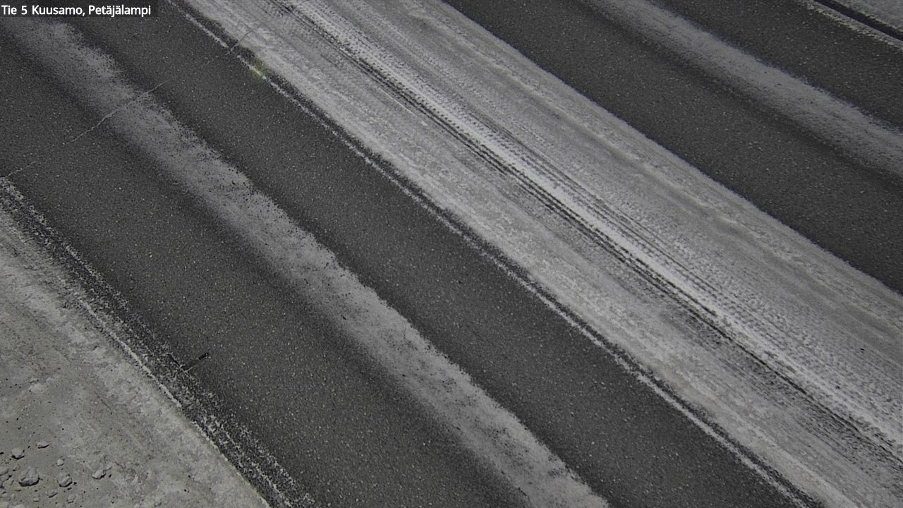 Weather Camera Image Road 5 Kuusamo, Petäjälampi, Kuusamo, Pohjois-Pohjanmaa