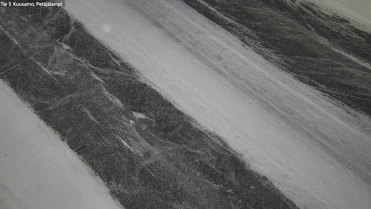 Weather Camera Image Road 5 Kuusamo, Petäjälampi, Kuusamo, Pohjois-Pohjanmaa