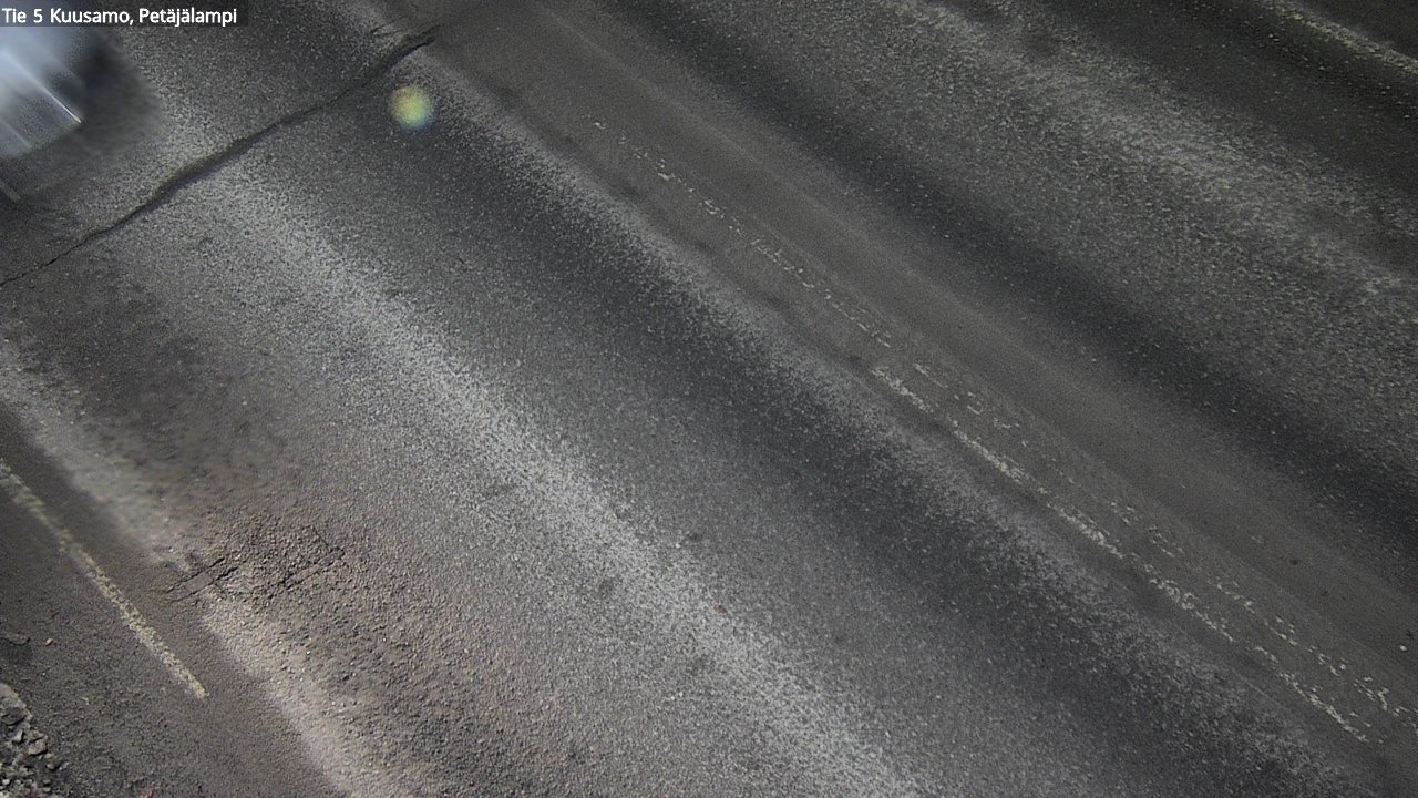 Weather Camera Image Road 5 Kuusamo, Petäjälampi, Kuusamo, Pohjois-Pohjanmaa