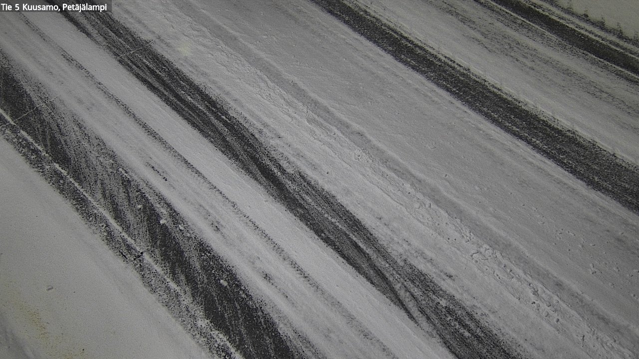 Weather Camera Image Road 5 Kuusamo, Petäjälampi, Kuusamo, Pohjois-Pohjanmaa