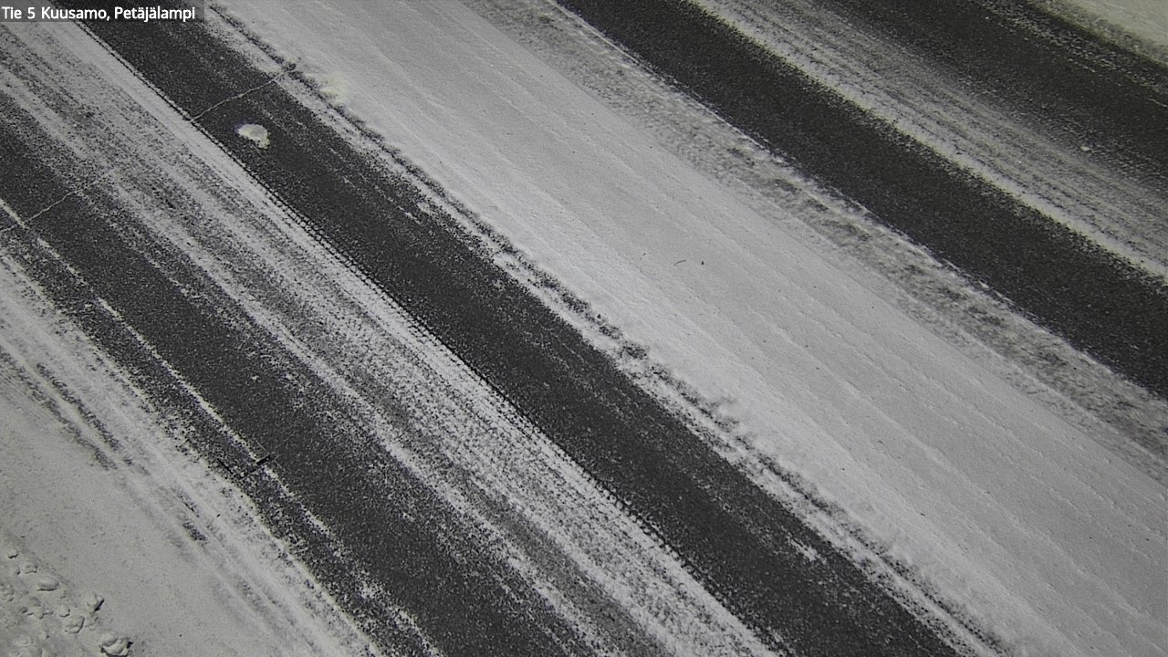 Weather Camera Image Road 5 Kuusamo, Petäjälampi, Kuusamo, Pohjois-Pohjanmaa