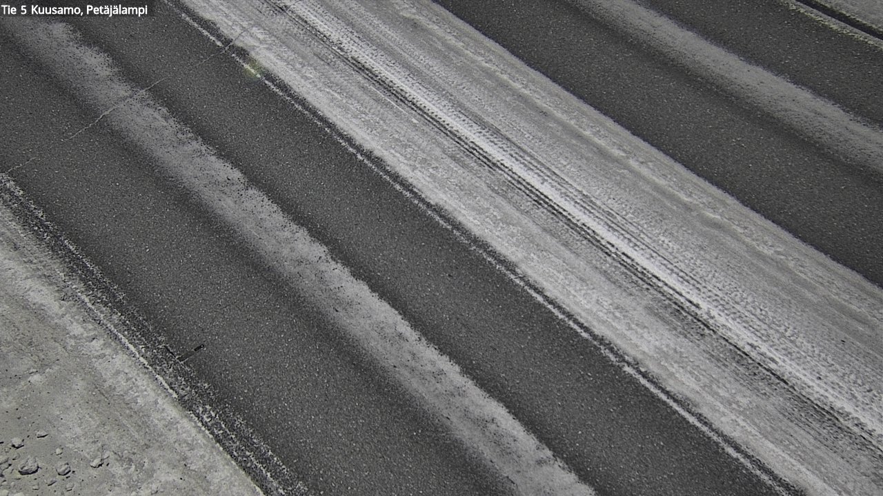 Weather Camera Image Road 5 Kuusamo, Petäjälampi, Kuusamo, Pohjois-Pohjanmaa