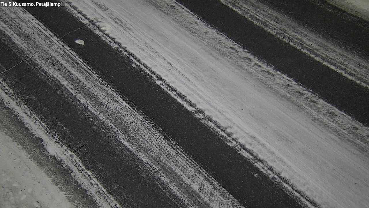Weather Camera Image Road 5 Kuusamo, Petäjälampi, Kuusamo, Pohjois-Pohjanmaa