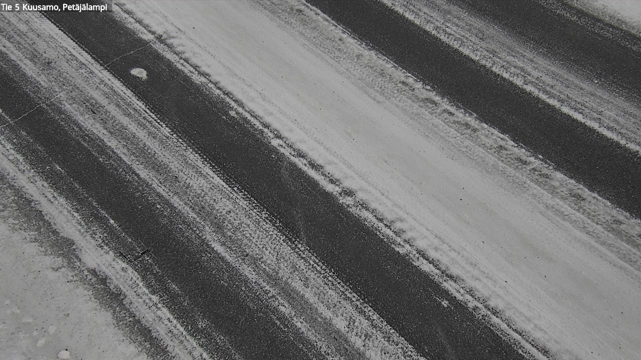 Weather Camera Image Road 5 Kuusamo, Petäjälampi, Kuusamo, Pohjois-Pohjanmaa
