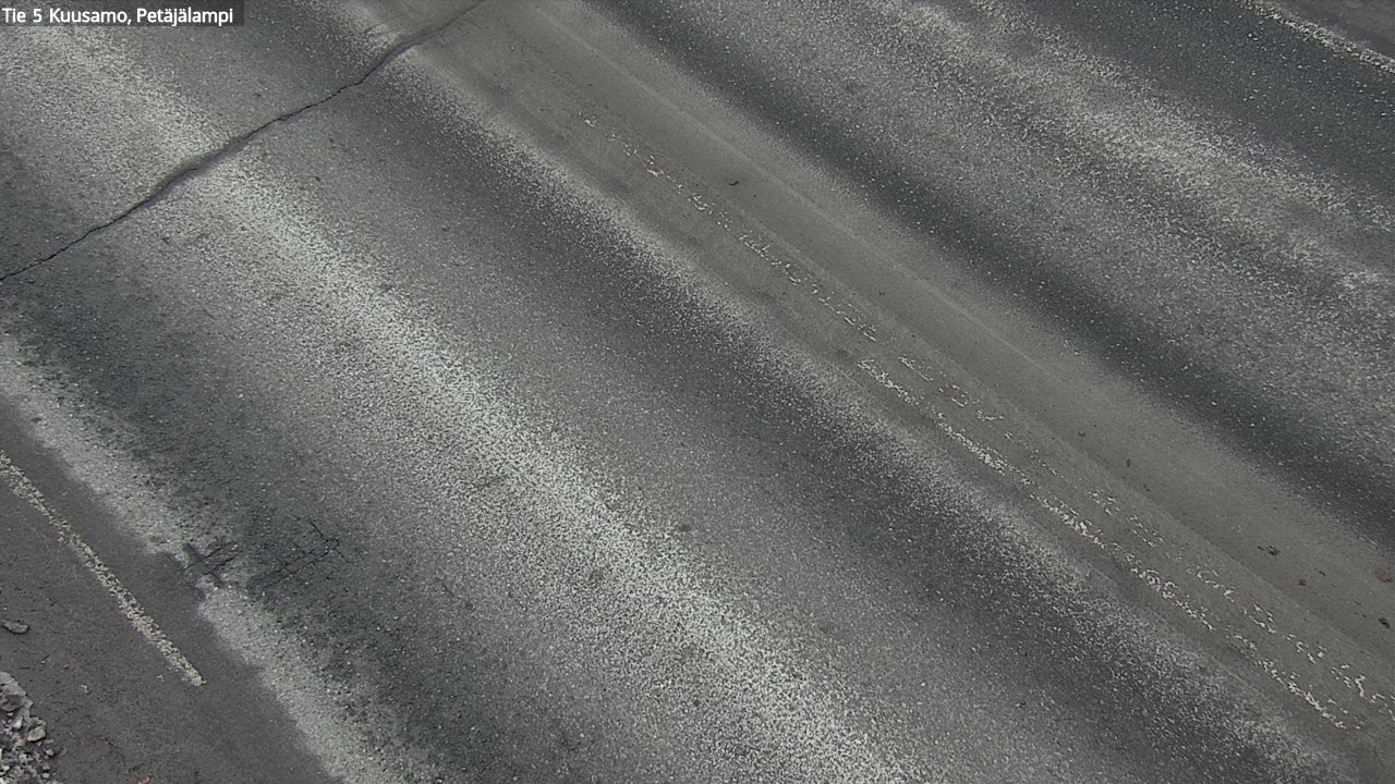 Weather Camera Image Väg 5 Kuusamo, Petäjälampi, Kuusamo, Pohjois-Pohjanmaa