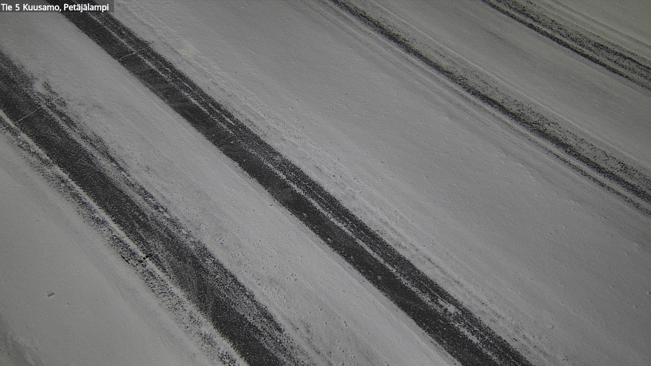 Weather Camera Image Road 5 Kuusamo, Petäjälampi, Kuusamo, Pohjois-Pohjanmaa