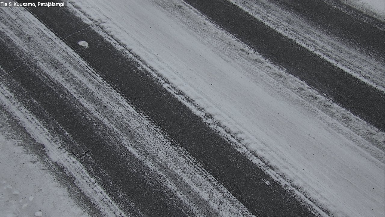Weather Camera Image Road 5 Kuusamo, Petäjälampi, Kuusamo, Pohjois-Pohjanmaa