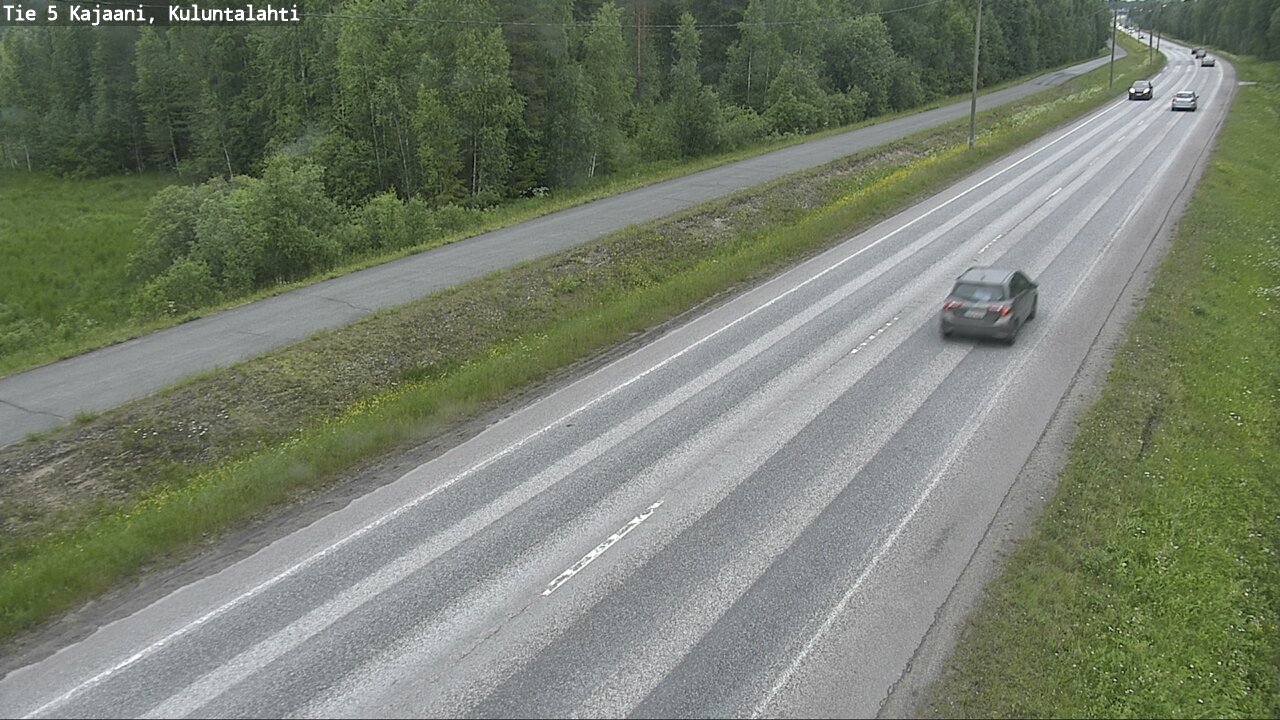 Weather Camera Image Road 5 Kajaani, Kuluntalahti, Kajaani, Kainuu