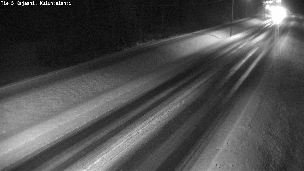 Weather Camera Image Väg 5 Kajaani, Kuluntalahti, Kajaani, Kainuu
