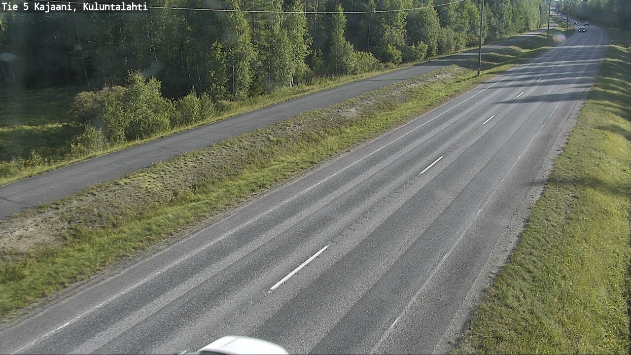 Weather Camera Image Road 5 Kajaani, Kuluntalahti, Kajaani, Kainuu