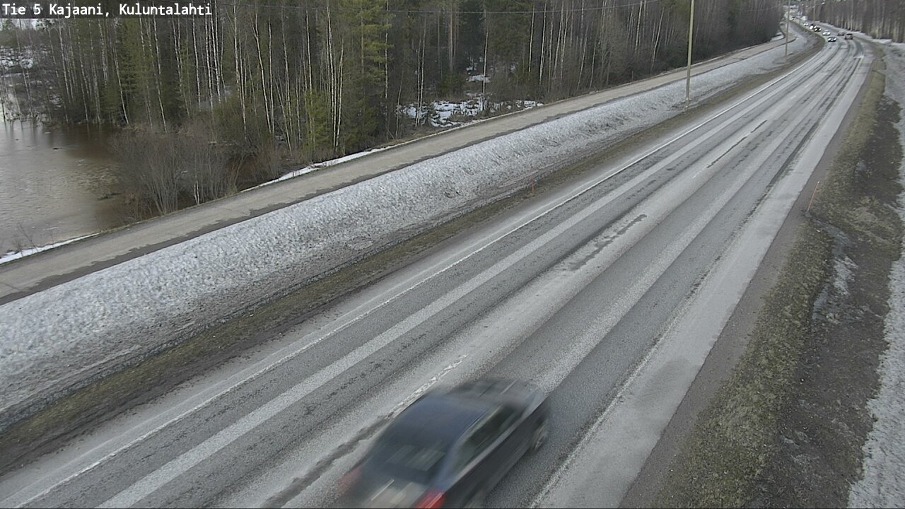 Weather Camera Image Road 5 Kajaani, Kuluntalahti, Kajaani, Kainuu