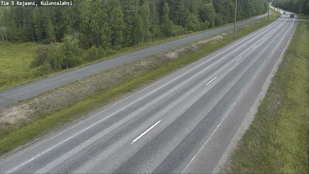 Weather Camera Image Road 5 Kajaani, Kuluntalahti, Kajaani, Kainuu
