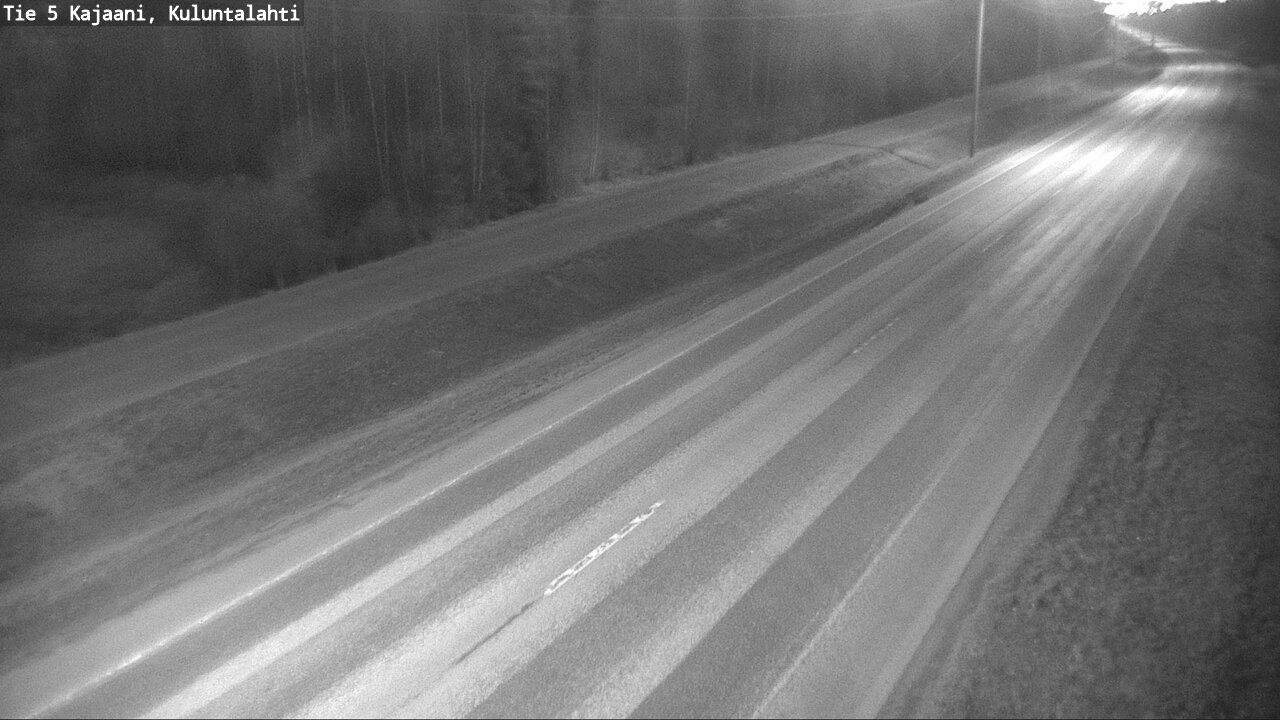 Weather Camera Image Road 5 Kajaani, Kuluntalahti, Kajaani, Kainuu