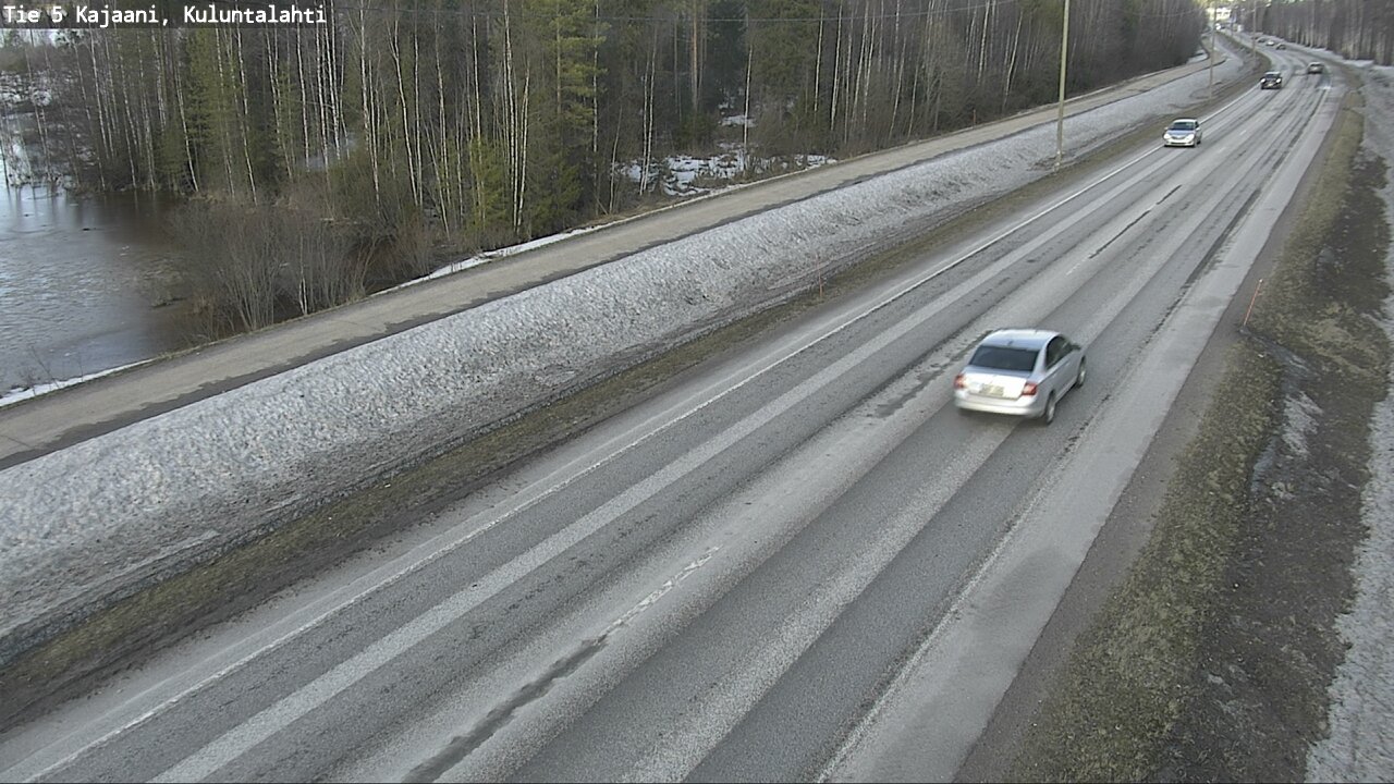 Weather Camera Image Road 5 Kajaani, Kuluntalahti, Kajaani, Kainuu